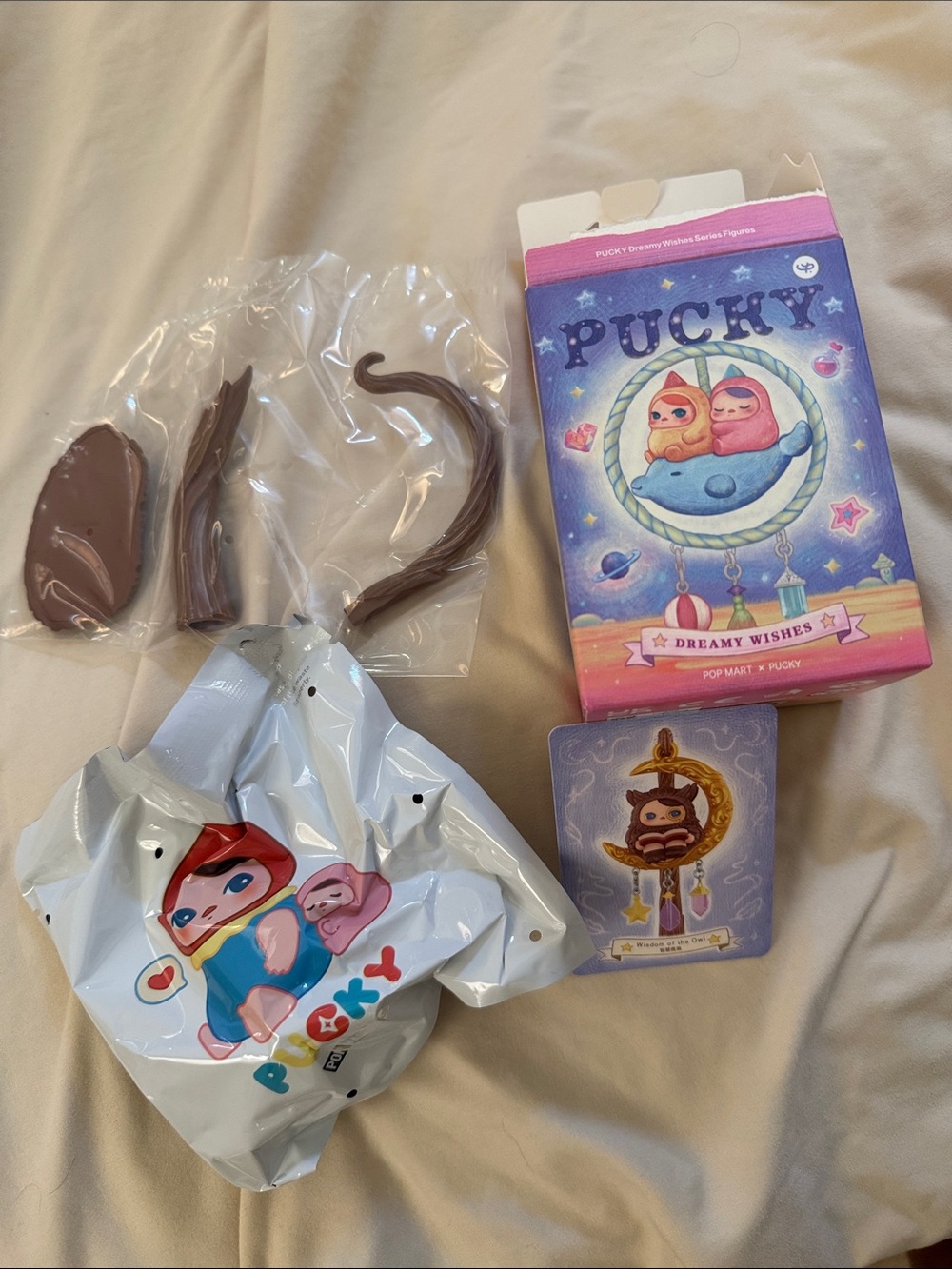 Popmart Pucky Dreamy Wishes Collectible Figure - Wisdom of the Owl